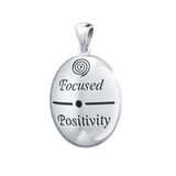Empowering Words Focused Positivity Pendant TPD769 - Jewelry