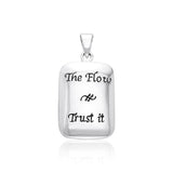 Empowering Words The Flow Trust It Silver Pendant TPD785 - Jewelry