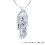 Downward Buddha's Hand Pendant TPD787 - Jewelry