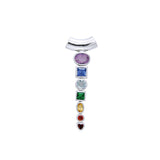 A vital healing ~ Sterling Silver Chakra Pendant with Gemstones  TPD857