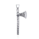 Viking Axe Sterling Silver Pendant TPD861
