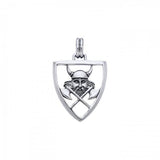 Viking Warrior Shield Pendant TPD865