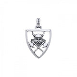 Viking Warrior Shield Pendant TPD865 - Jewelry