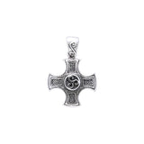 Celtic Cross of Harmony Silver Pendant TPD961