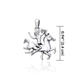 Viking Warrior Queen Silver Pendant TPD971 - Jewelry