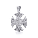 Celtic Cross Still Center Pendant TPD986