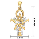 Oberon Zell Penkhaduce Wizardry Symbol Silver and Gold Accents Pendant TPV3209