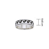 The Perfect Waves Sterling Silver Ring TR035-DD