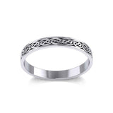 Celtic Knotwork Sterling Silver Ring TR039 - Jewelry