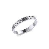 Celtic Knotwork Sterling Silver Ring TR039 - Jewelry