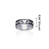 Irish Claddagh Silver Ring TR059 - Jewelry