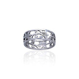 Silver Filigree Flower Ring TR073 - Jewelry