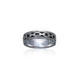 Celtic Knotwork Chain Link Ring TR086