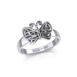 Celtic Knots Silver Butterfly TR1023