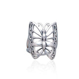 Silver Butterfly Ring TR1312