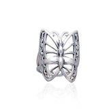 Silver Butterfly Ring TR1312 - Jewelry