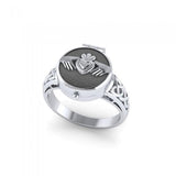 Celtic Knot Claddagh Poison Ring TR1355 - Jewelry