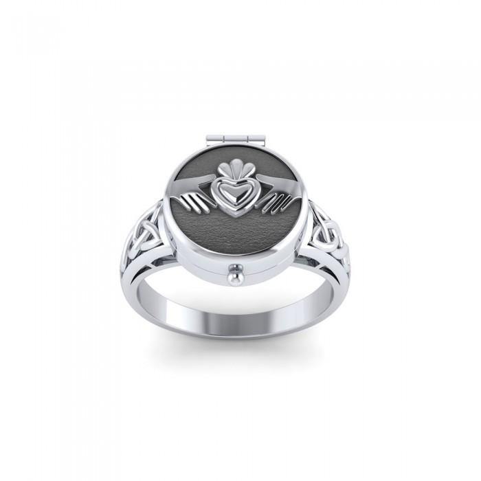Celtic Knot Claddagh Poison Ring TR1355 - Jewelry
