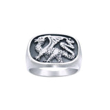 Dragon Signet Ring TR1399 - Jewelry