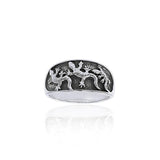 Lizards Sterling Silver Ring TR1416 - Jewelry