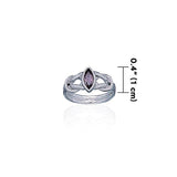 Celtic Knotwork Sterling Silver Ring TR1421 - Jewelry