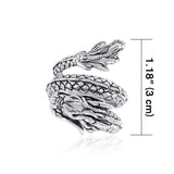 Coiled Eastern Dragon Ring TR1445 - Jewelry