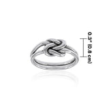 Silver Celtic Knotwork Ring TR160 - Jewelry