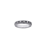 Stars Sterling Silver Spinner Ring TR1679 by TR1679