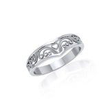 Silver Filigree Millennium Ring TR168 - Jewelry