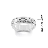 Irish Claddagh Spinner Ring TR1681 - Jewelry