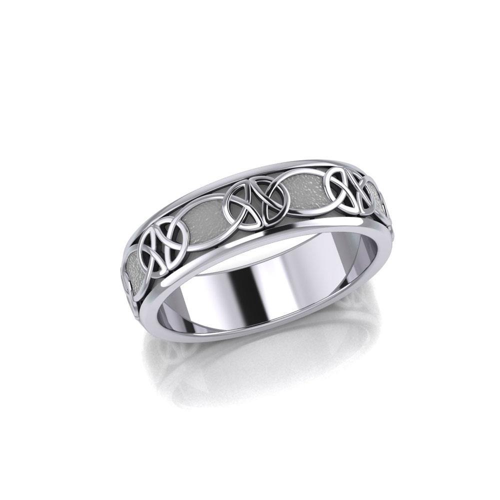 Celtic Knotwork Spinner Ring TR1685 – Peter Stone Jewelry