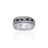 Silver Flower Ring TR1690 - Jewelry