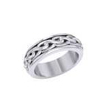 Celtic Knotwork Spinner Ring TR1693