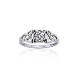 Celtic Knotwork Silver Ring TR1753 - Jewelry
