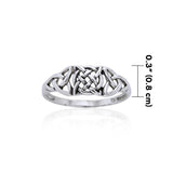 Celtic Knotwork Silver Ring TR1753 - Jewelry