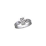 Eternal Celtic Hearts Sterling Silver Ring TR1761 - Jewelry