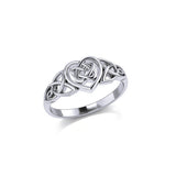 Celtic Knotwork Heart Ring TR1766