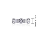 Spiral Sterling Silver Ring TR1839 - Jewelry