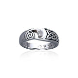 Celtic Knotwork Sterling Silver Ring TR1968