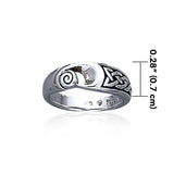 Celtic Knotwork Sterling Silver Ring TR1968 - Jewelry