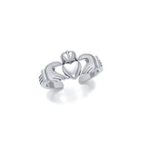 Irish Claddagh Silver Toe Ring TR226 - Jewelry