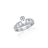 Irish Claddagh Silver Ring TR240 - Jewelry