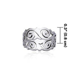 Spiral Sterling Silver Ring TR244 - Jewelry