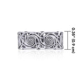 Celtic Silver Spiral Ring TR264 - Jewelry