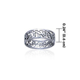 Celtic Silver Spiral Ring TR283 - Jewelry