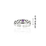 Celtic Knotwork Sterling Silver Ring TR3307 - Jewelry