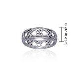 Celtic Knotwork Sterling Silver Ring TR3454 - Jewelry