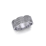 Celtic Knotwork Silver Ring TR359 - Jewelry