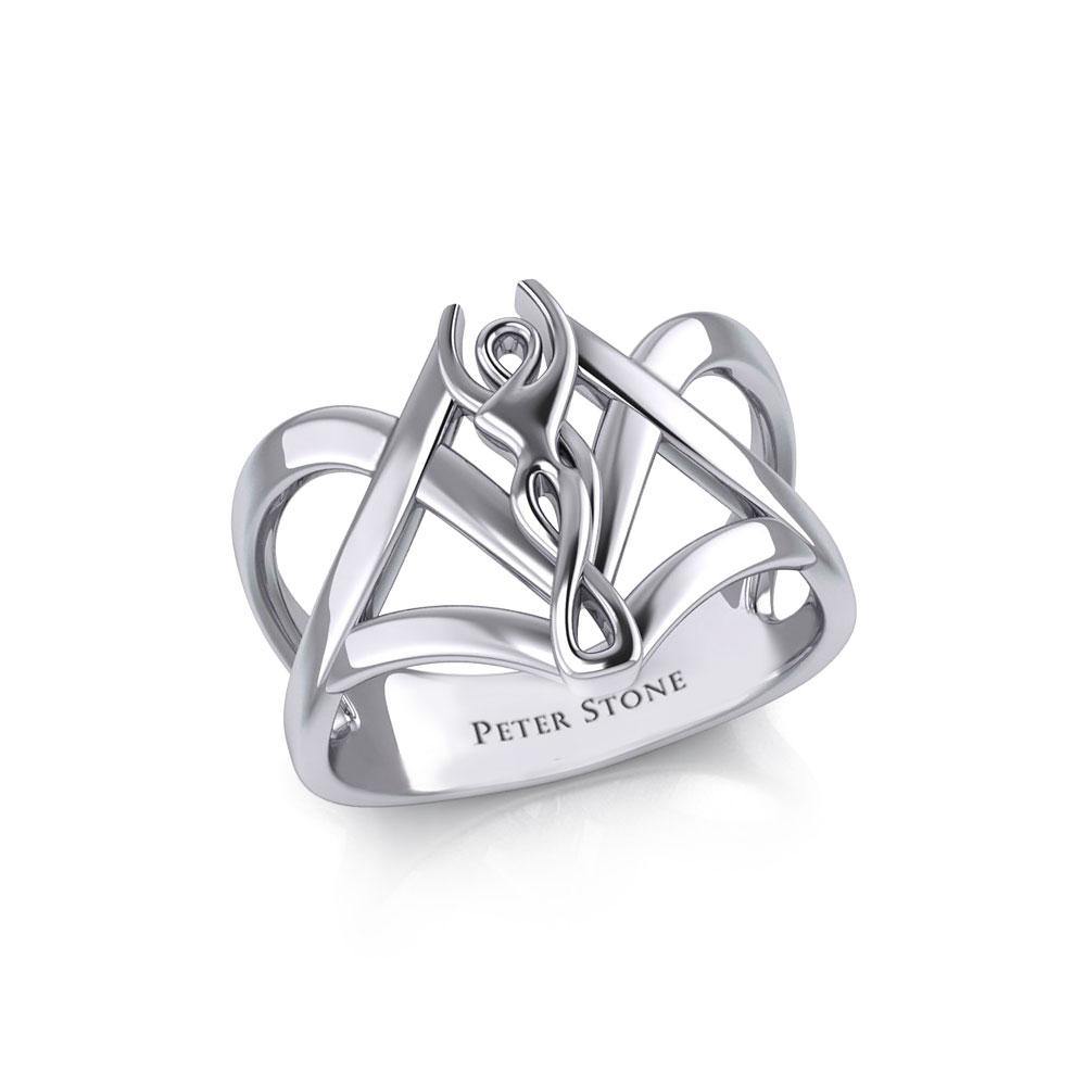 Sexual Goddess Silver Ring TR3617 - Jewelry