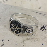 Elven  Pentacle - a Ring of Magic and Enchantment Ring TR3711